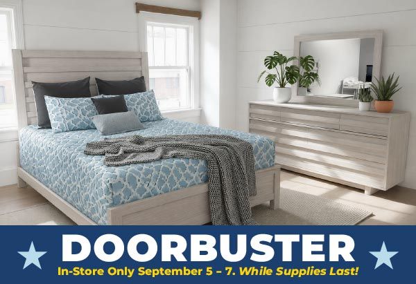White Oak Finish Bedroom Group